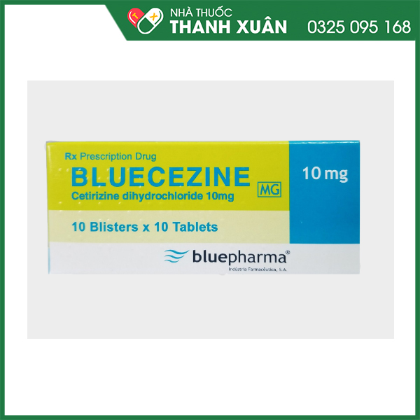 Bluecezine điều trị viêm mũi dị ứng